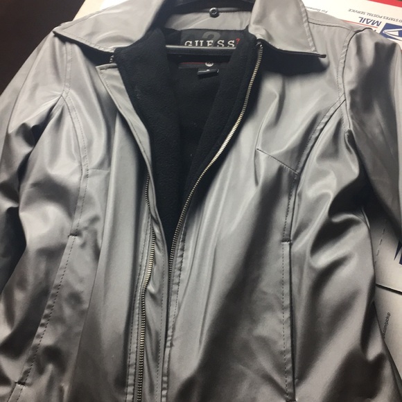 Guess Silver Jacket - Picture 1 of 8